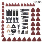 104 PCS Oscillating Saw Blade Kit for Multitool