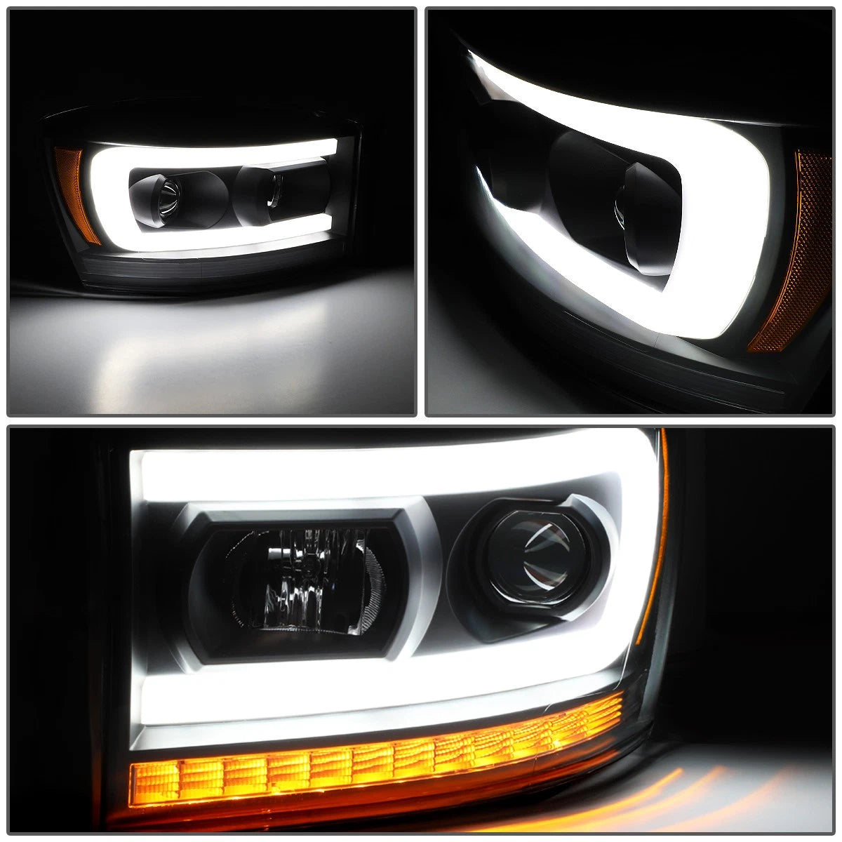LED Sequential Projector Headlight for Dodge Ram (2006–2009)