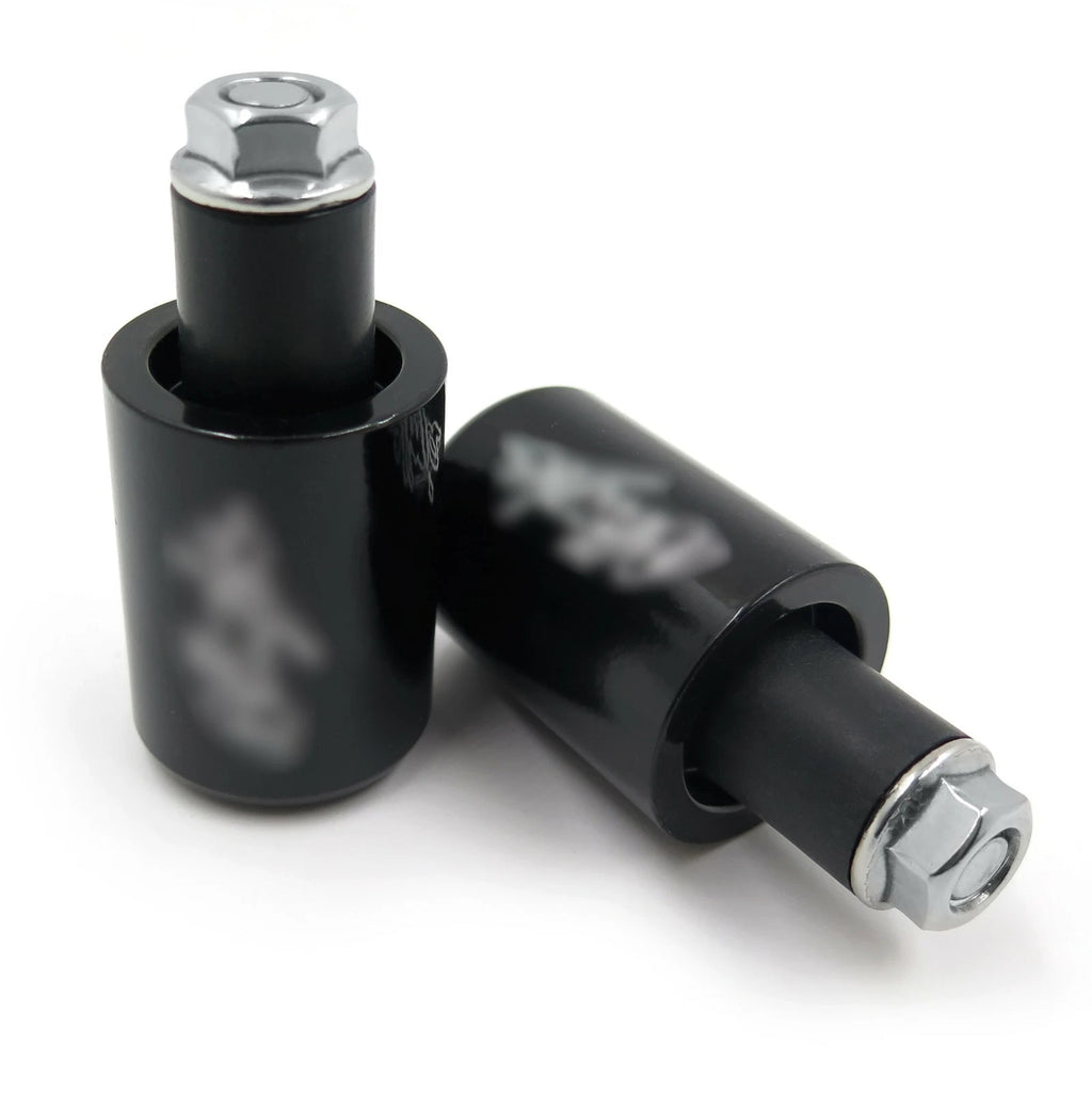 Weight Bar End Black Rubber for Kawasaki Ninja 250R EX250 (1987–2012) & 650R EX650 (2006–2012)