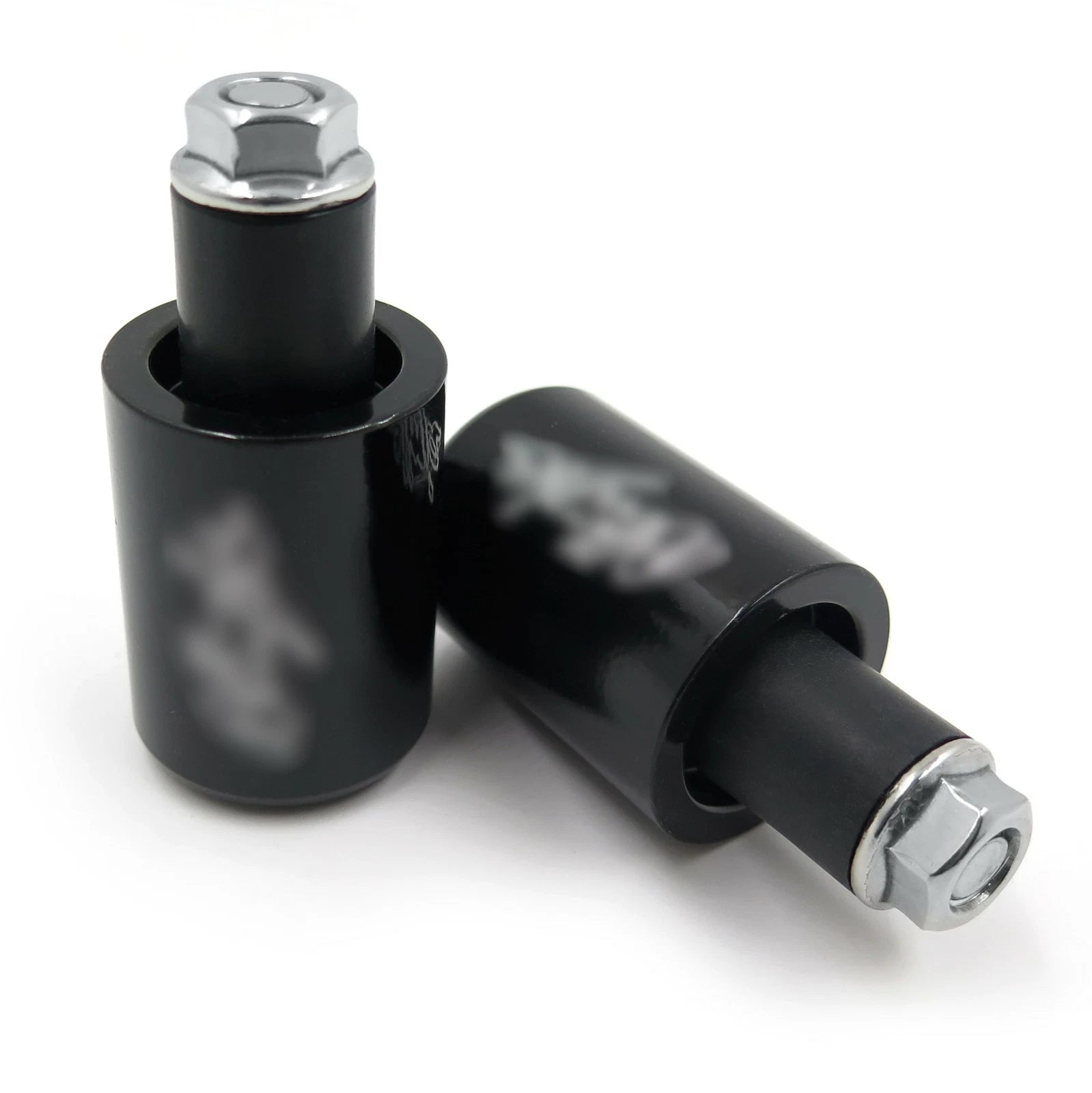 Weight Bar End Black Rubber for Kawasaki Ninja 250R EX250 (1987–2012) & 650R EX650 (2006–2012)