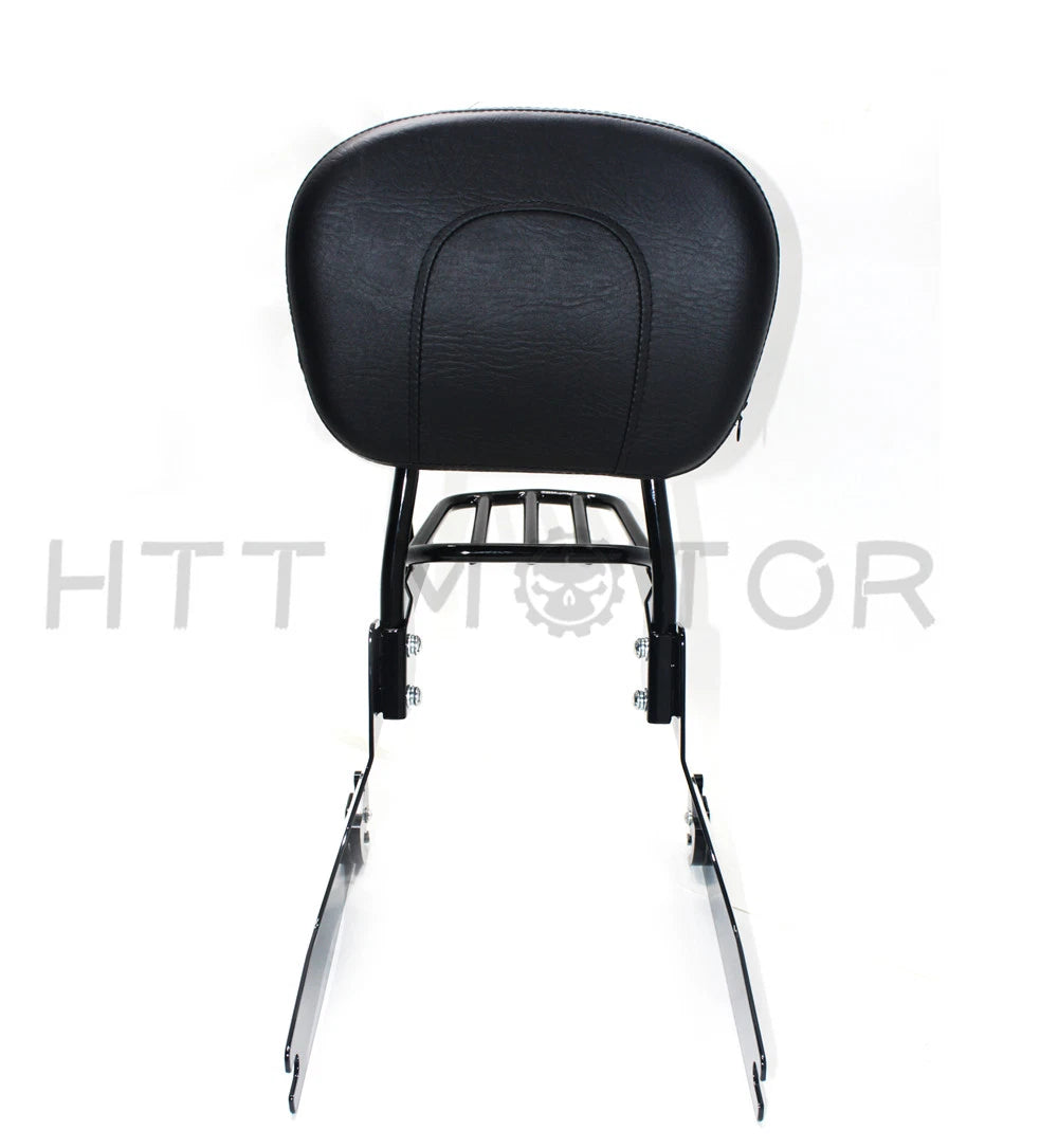 Detachable Sissybar Backrest Luggage Rack for Harley FXD Dyna Super Glide (2005–2019)