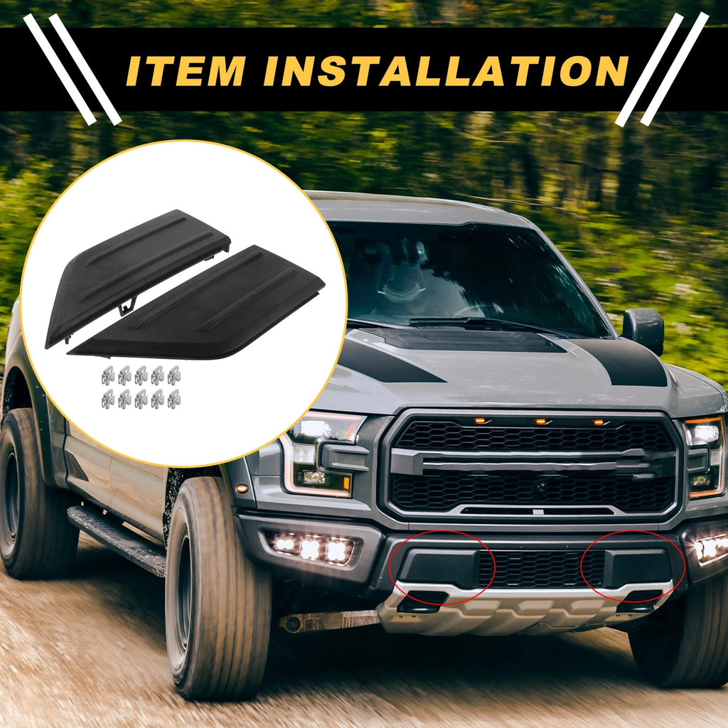 Front Bumper Guards Insert Pads for Ford F-150 (2021–2023) 1 Pair
