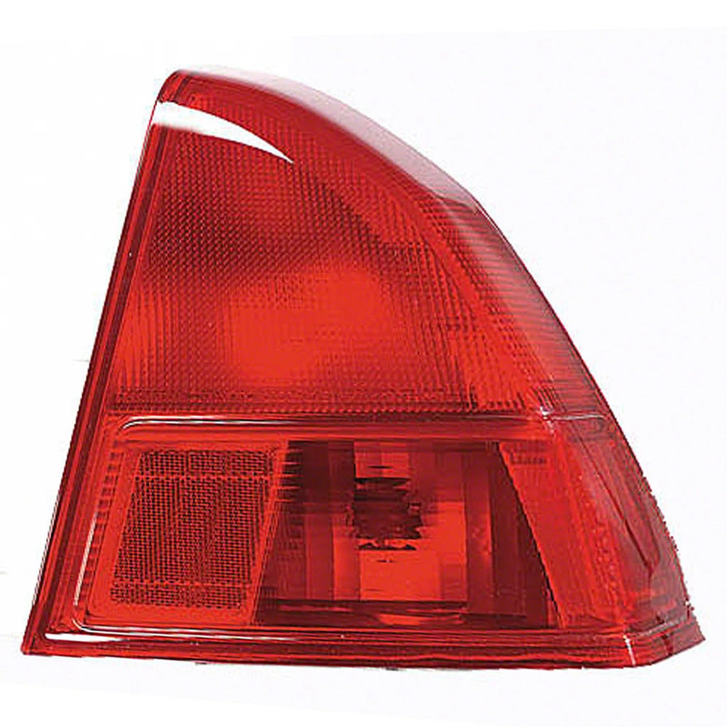 Replacement Passenger Side Outer Tail Light Assembly for 2001-2002 Honda Civic