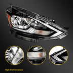 Headlight Assembly for Nissan Sentra (2016–2019) Black Housing Right Side