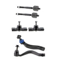 Set of 4 Inner Outer Tie Rods & Front Lower Ball Joints for GS350 (2013–2019)