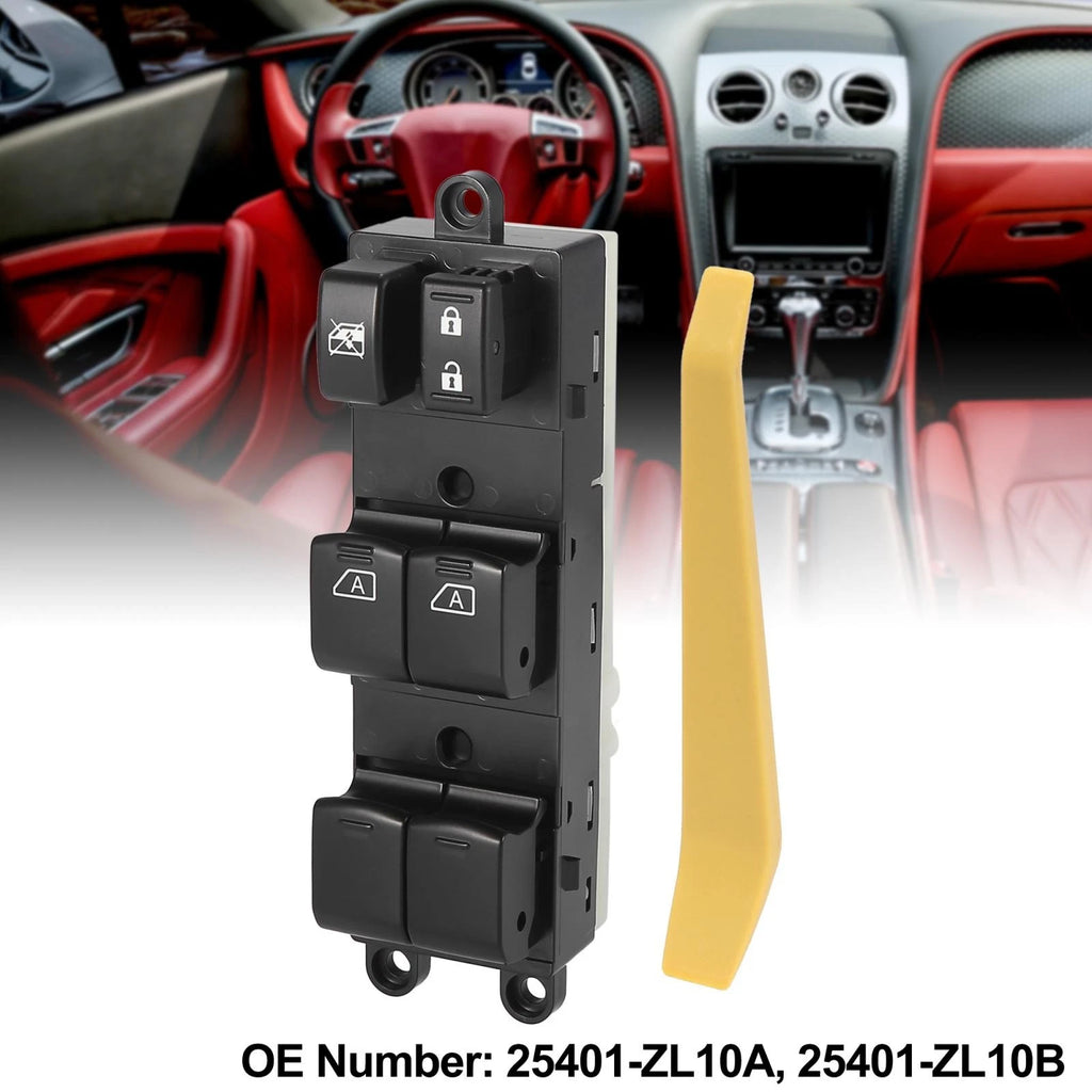 Power Window Master Switch for Nissan Pathfinder (2013–2019) 25401-ZL10A