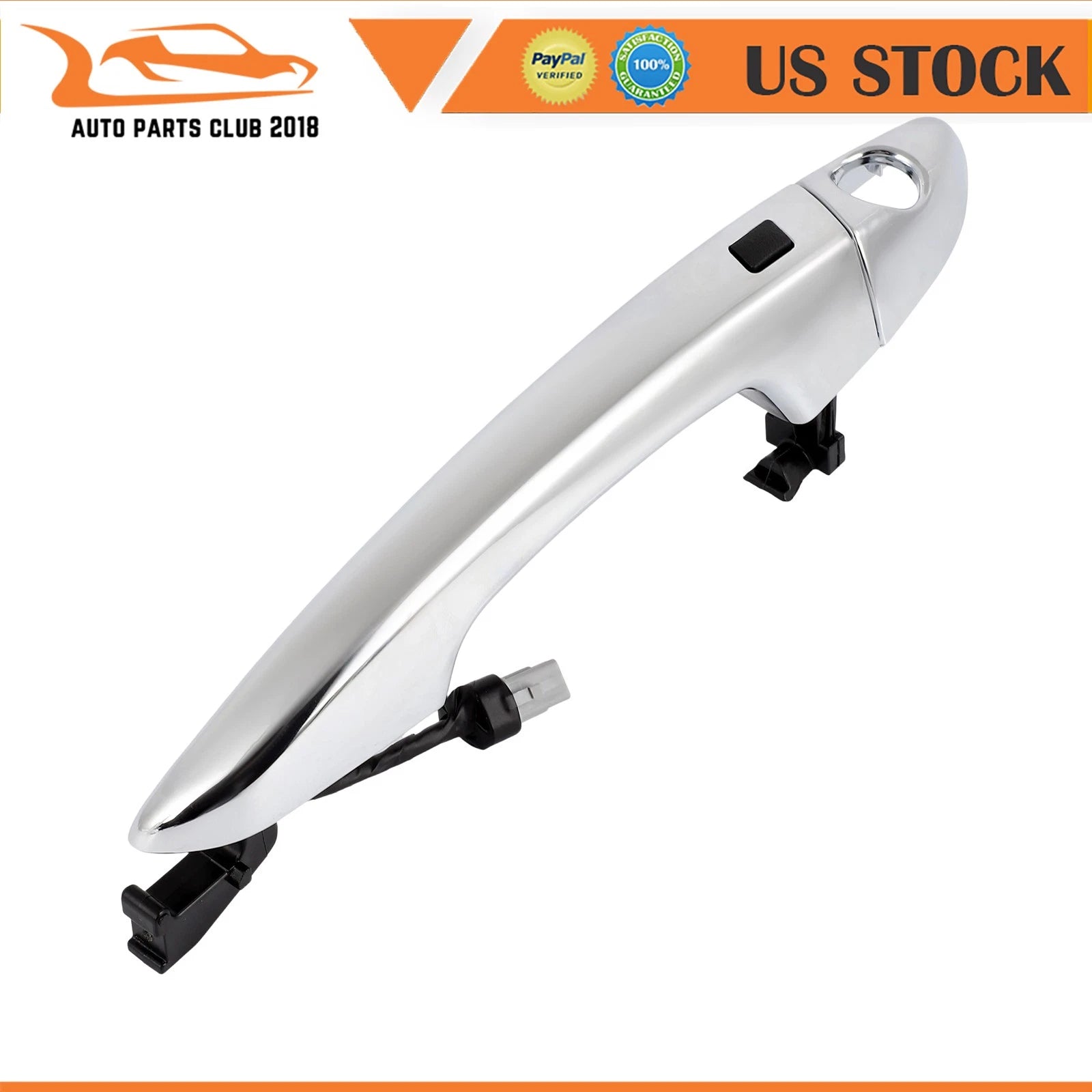 Front Left Door Handle with Keyhole for Hyundai Sonata (2015–2018)