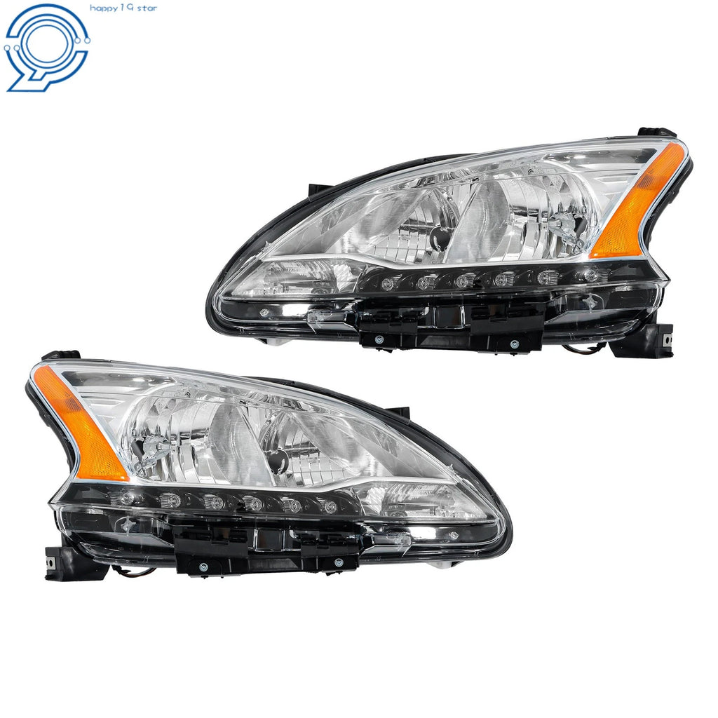 Halogen LED DRL Headlights for Nissan Sentra (2013-2015)