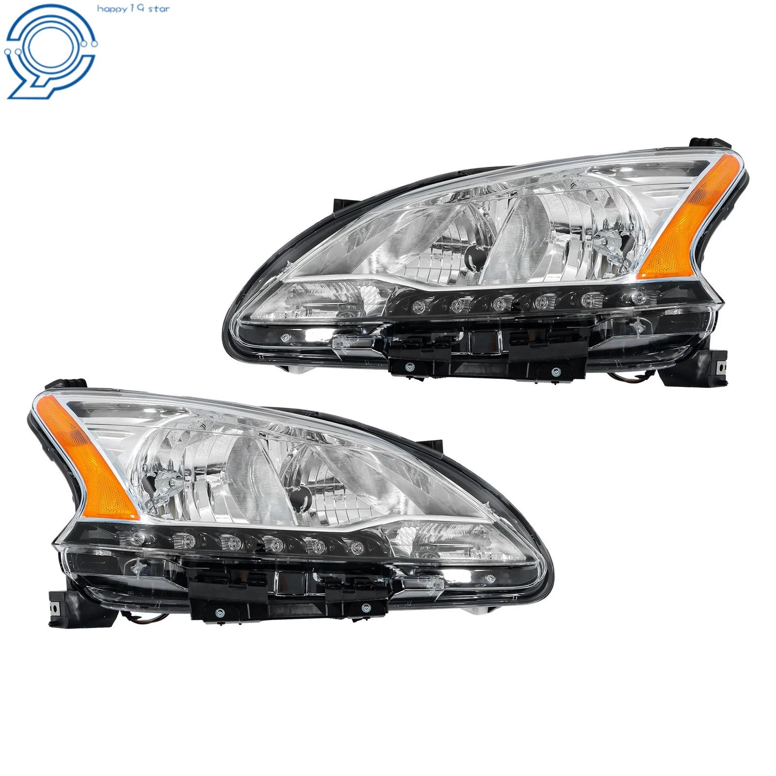 Halogen LED DRL Headlights for Nissan Sentra (2013-2015)