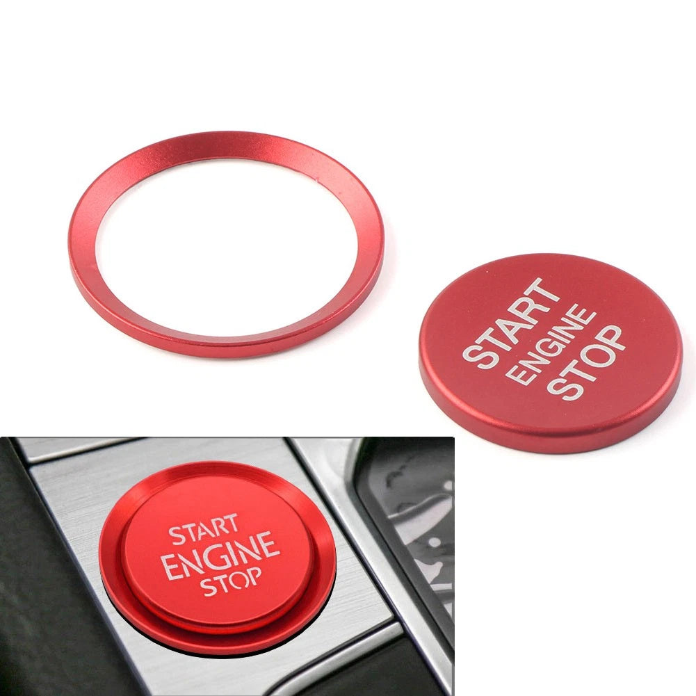 Engine Start Stop Switch Button Cover Trim for VW Atlas Jetta CC (2017–2023)