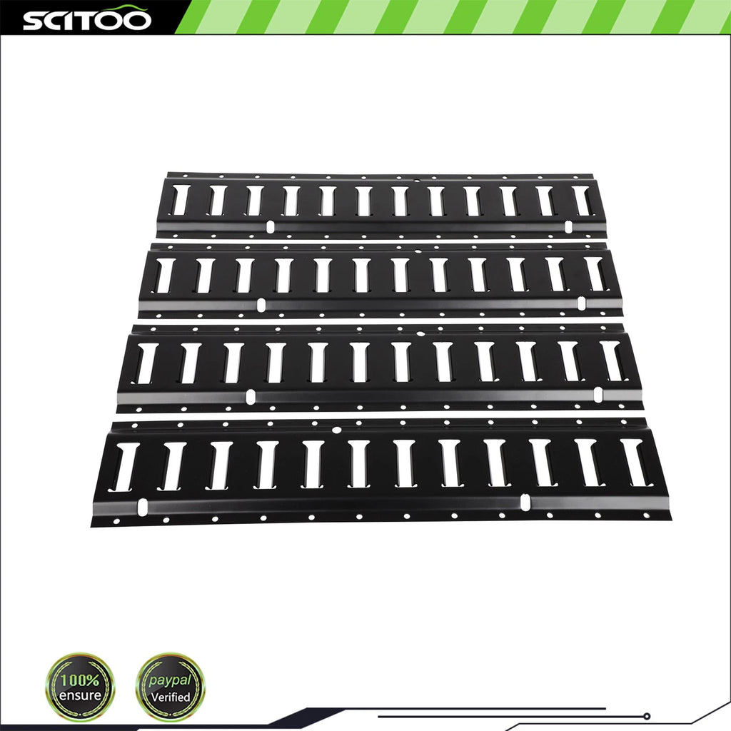 Set of 4 E Track Tie Down Rails for Cargo Trailers (2')