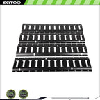 Set of 4 E Track Tie Down Rails for Cargo Trailers (2')