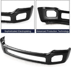 Black Steel Front Bumper for Ford F-250 F-350 F-450 Super Duty (2011–2016)