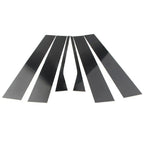6 x Door Trim Covers for VW Jetta Sedan (2006-2010) Glossy Black
