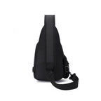 Tactical Sling Backpack for Travel, Cross Body Chest Pack - Black