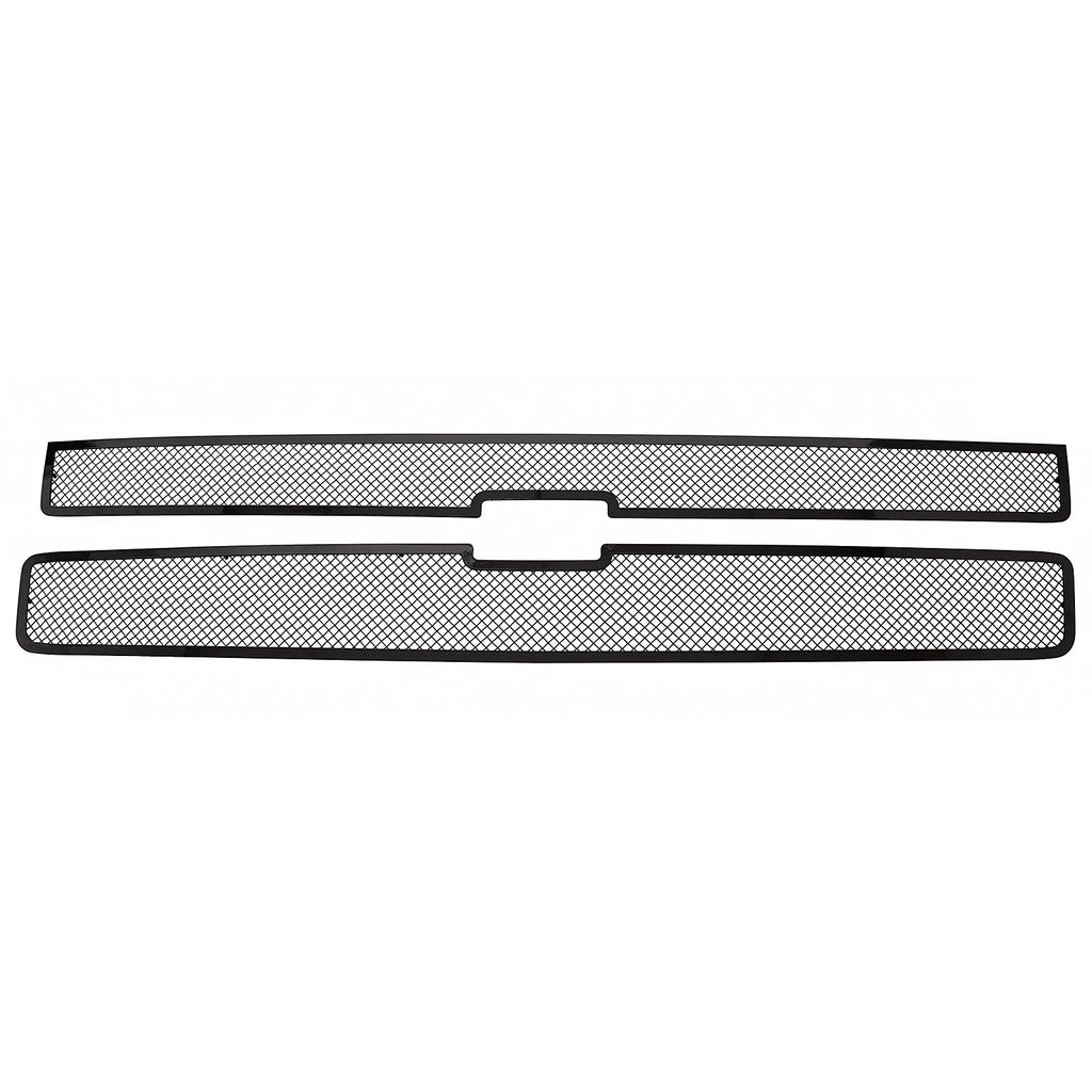 Upper Black Mesh Grille Insert for Chevy Silverado 2500/3500 (2007-2010)