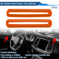 Set of 2 Air Condition Outlet Vent Trim Cover Frame for Dodge Challenger (2015–2023)
