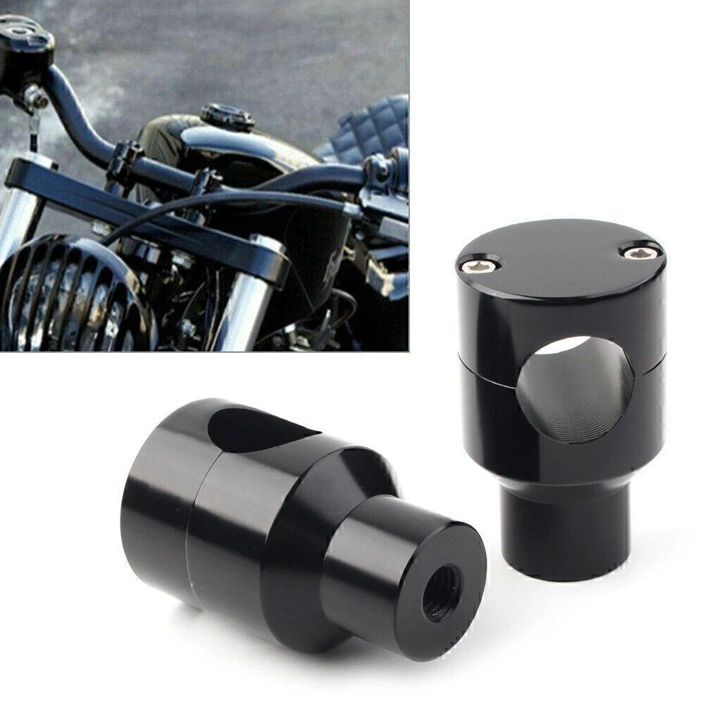 1'' Handlebar Mount Adapter Risers Clamp for Honda Harley