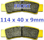 Brake Pad Set for Kawasaki Teryx KRX 1000 (2020–2026) Front Rear