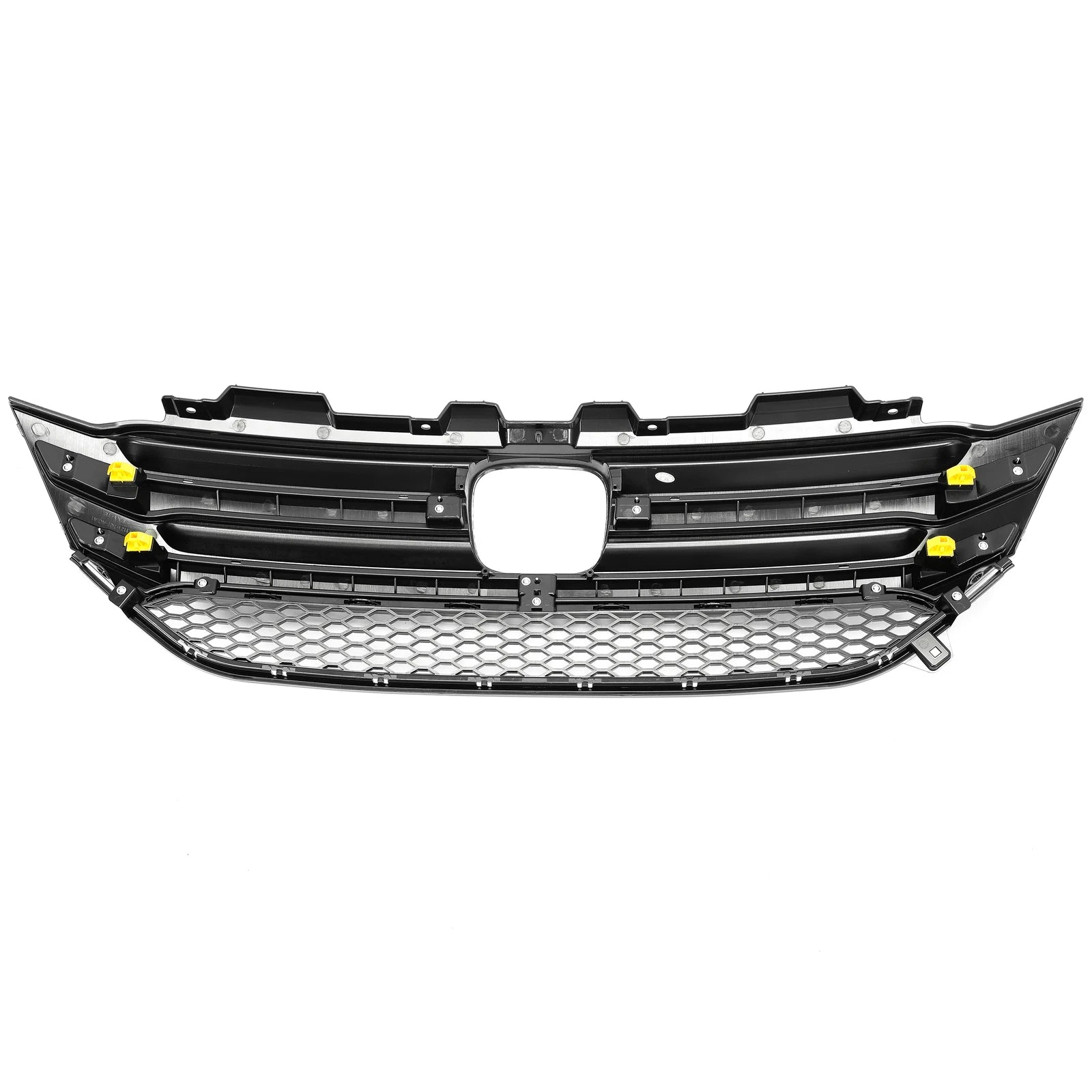 Front Bumper Upper Grille with Chrome Trim for Honda Pilot (2016-2018)