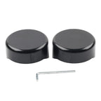 Black CNC Upper Fork Caps for Harley Softail Breakout FXBR FXBRS (2018-2023)