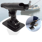 Fishing Rod Holder with Base for Inflatable Boat Canoe (Rotatable Design)