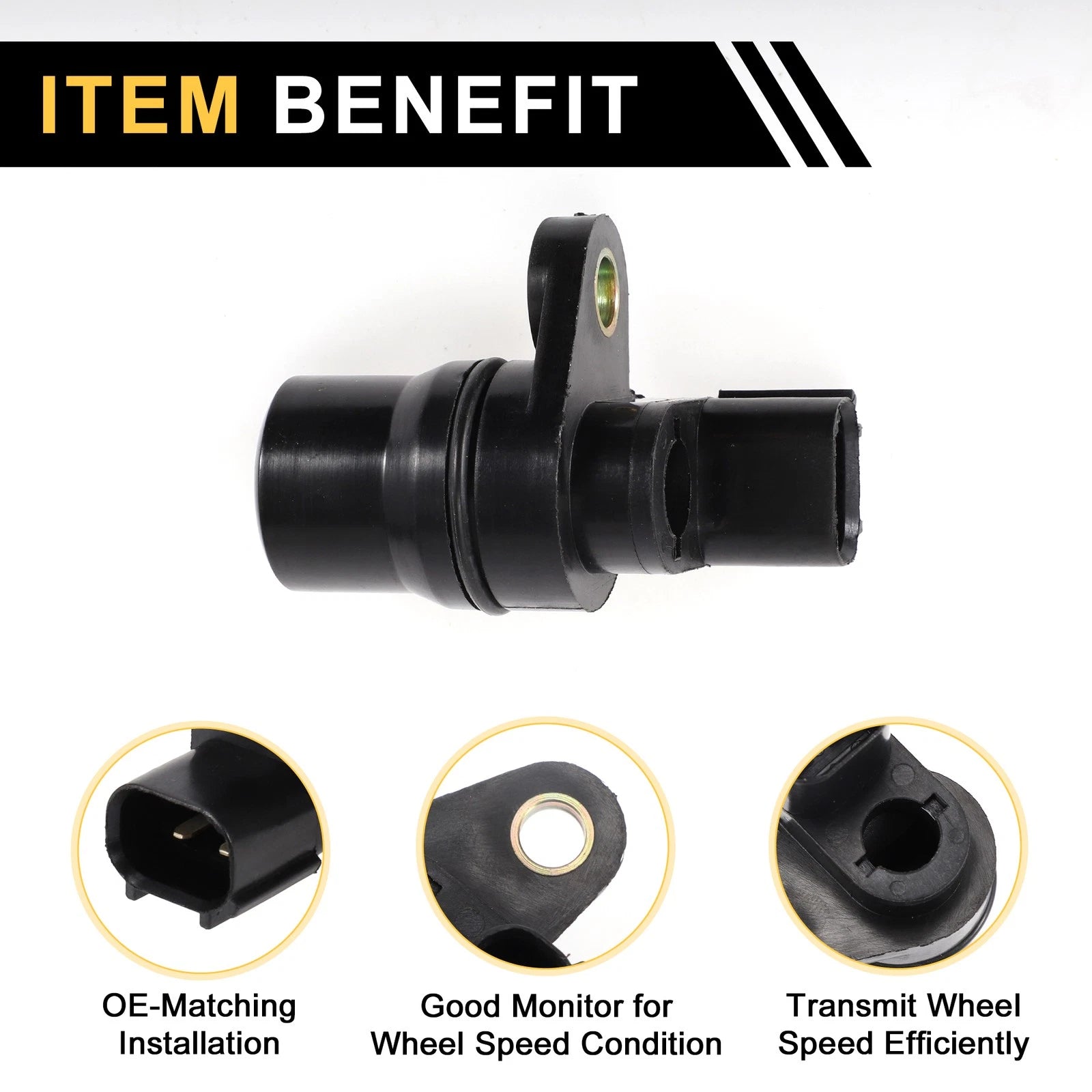 ABS Wheel Speed Sensor No. 8954635020 for Toyota Tacoma (1998–2004) 1 Pc Rear Left