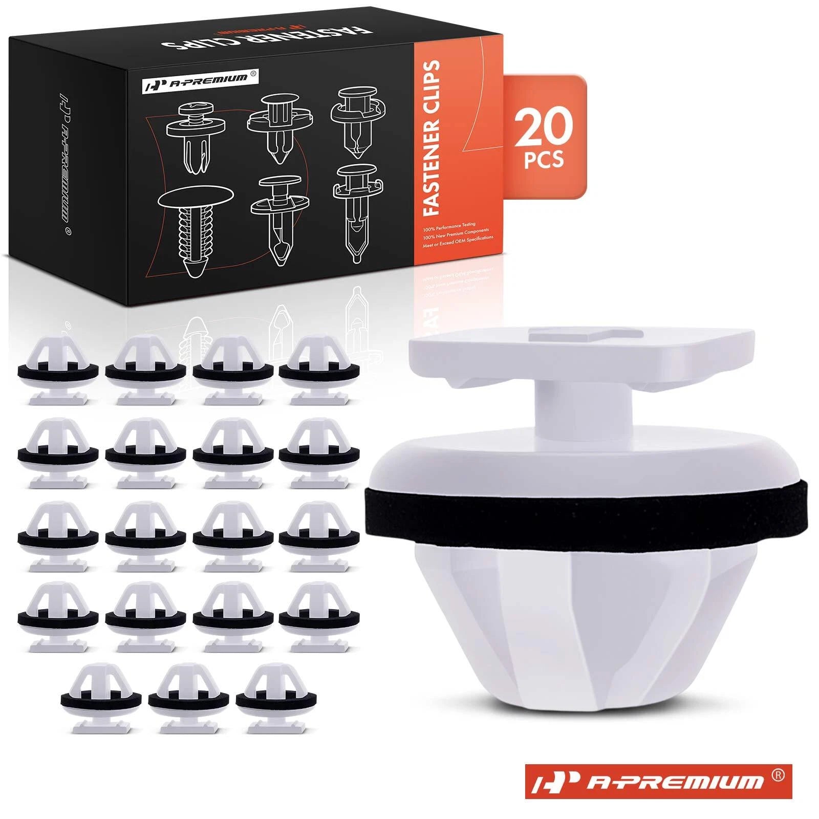 20Pcs Rocker Moulding & Exterior Trim Clips for Nissan 