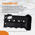 Valve Cover Assembly for Hyundai Elantra GT, Kia Forte 2.0L (2014–2020)