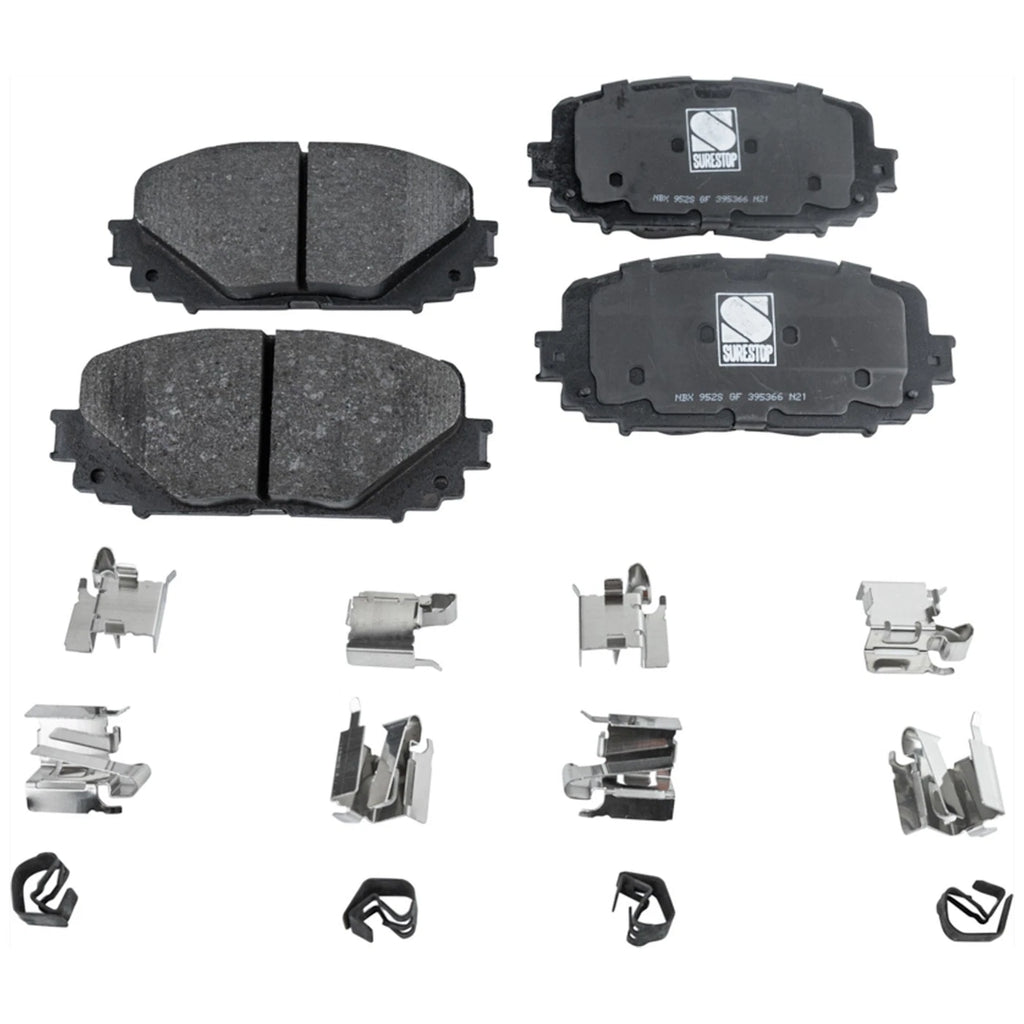 Front Brake Disc Rotors and Pads Kit for Toyota Yaris (2012)