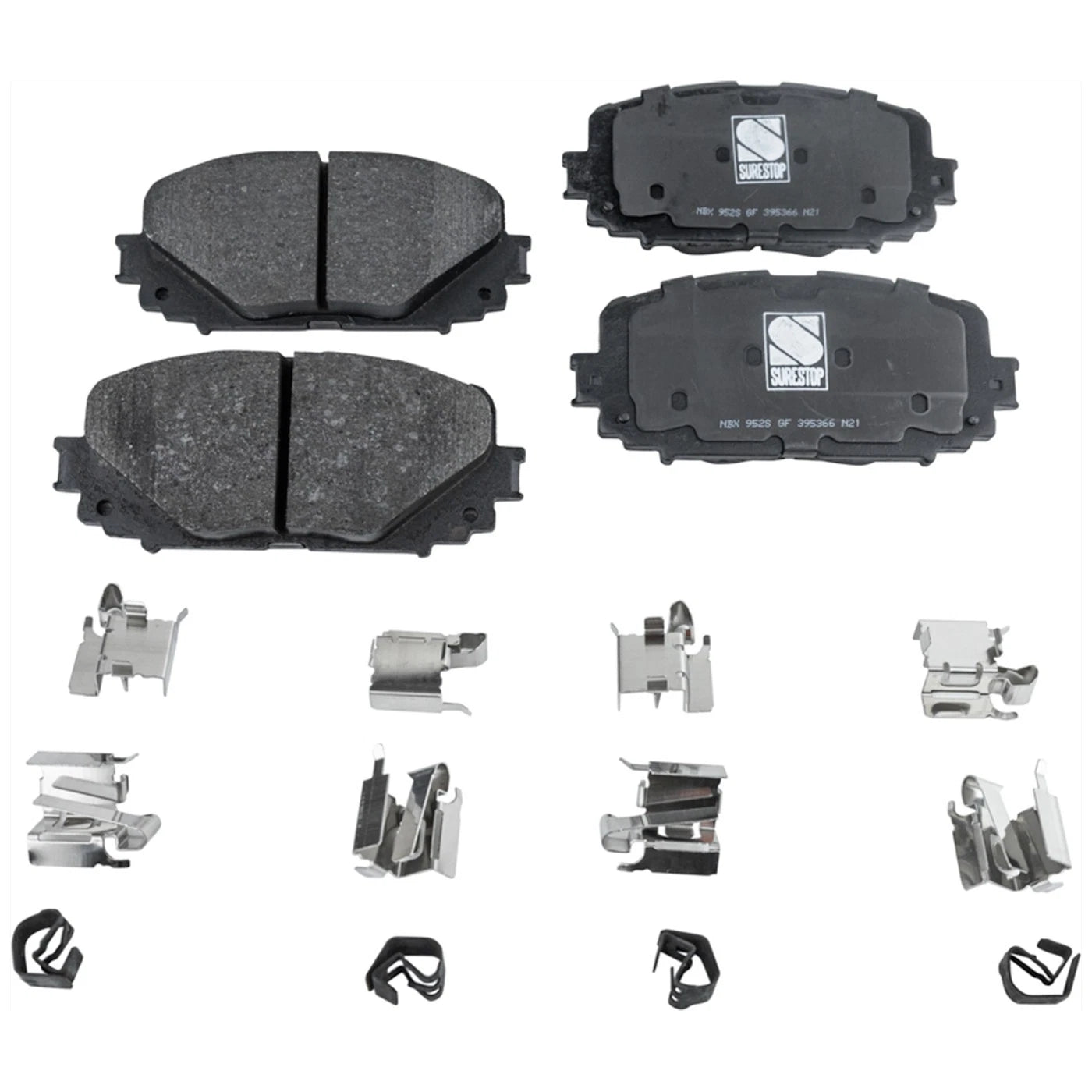 Front Brake Disc Rotors and Pads Kit for Toyota Yaris (2012)