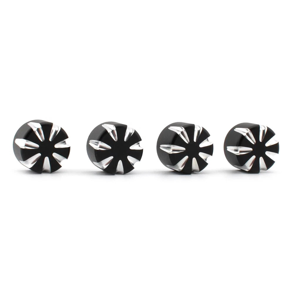 Set of 4 Aluminum Head Bolt Cover Caps for T120 Thruxton Scrambler (2016–2023)
