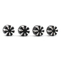 Set of 4 Aluminum Head Bolt Cover Caps for T120 Thruxton Scrambler (2016–2023)
