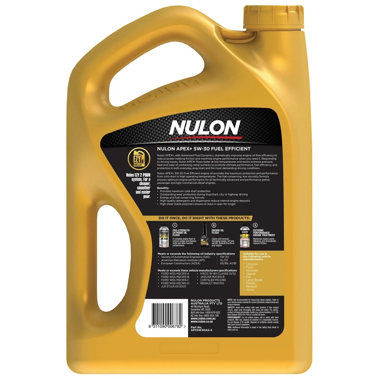 5L APEX+ 5W-30 Full Synthetic Engine Oil