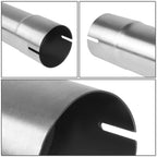 18" Slip-Fit Exhaust Pipe for DIY Applications (Stainless Steel)