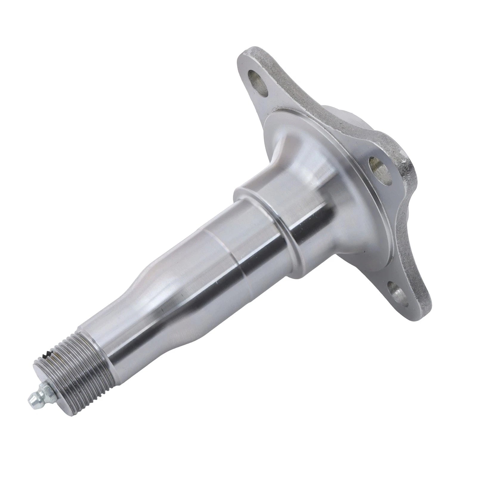 Weld-On Round Spindle with Brake Flange and Trailer Bearing Kit for Trailers