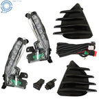 Fog Lamp DRL Light for Toyota Corolla SE XSE (2017-2019) LED Black