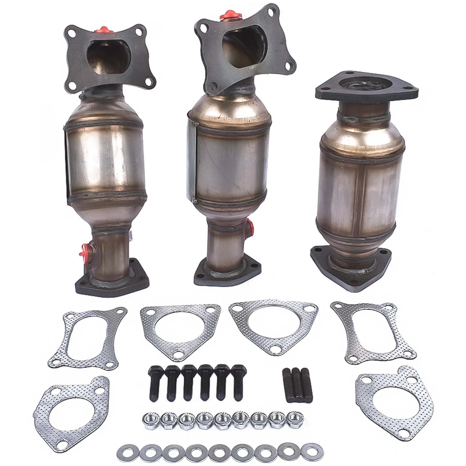 Set of 3 Catalytic Converters for Honda Pilot (2009–2015)