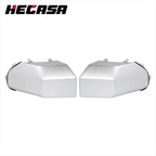 Set of 2 Silver Front Corner Bumper End Caps for Toyota FJ Cruiser (2007–2014)