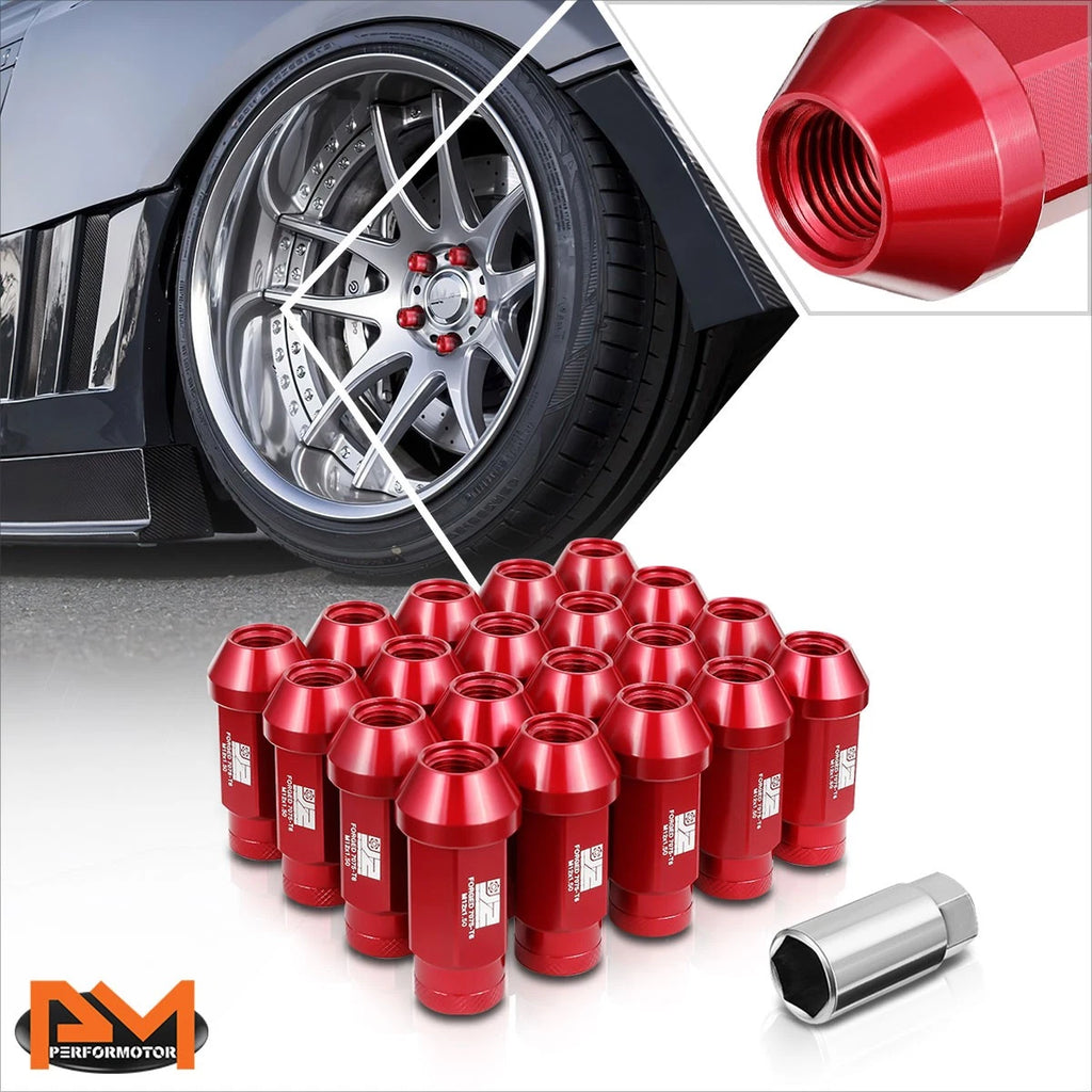 20Pcs M12x1.5 Closed End Knurled Acorn Lug Nuts for Universal Fit (N/A)