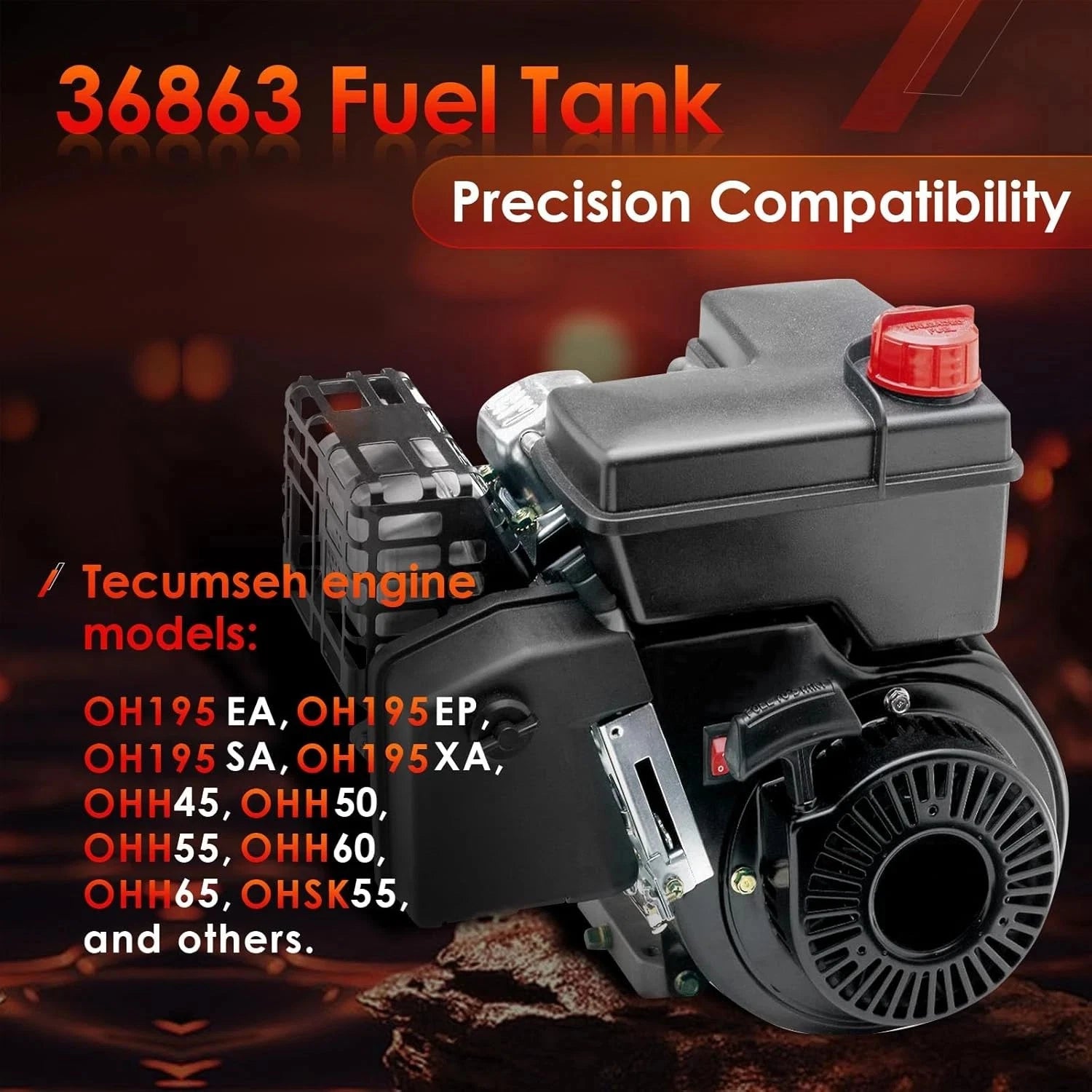 Fuel Gas Tank for Tecumseh OHH45-OHH65 (Various Years)