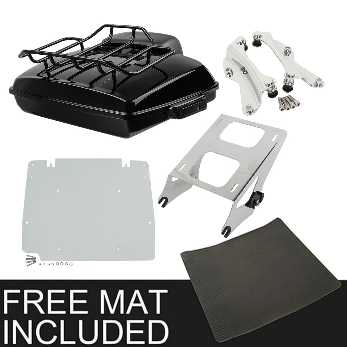 Trunk Mount Rack Base Plate for Harley Touring Models (2014–2025)