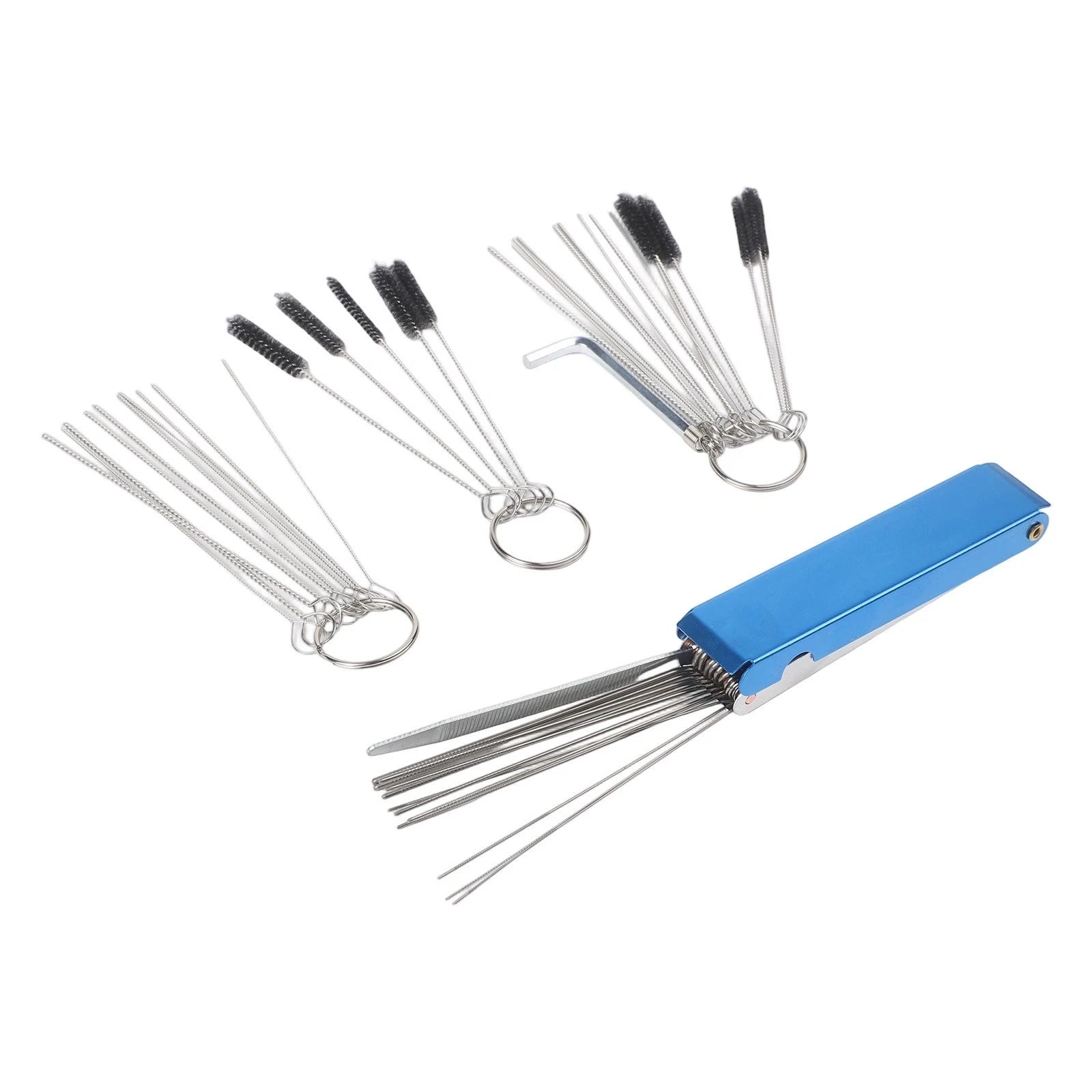 Set of 4 Engine Cleaning Brushes for Cars ATVs Motorcycles Maintenance