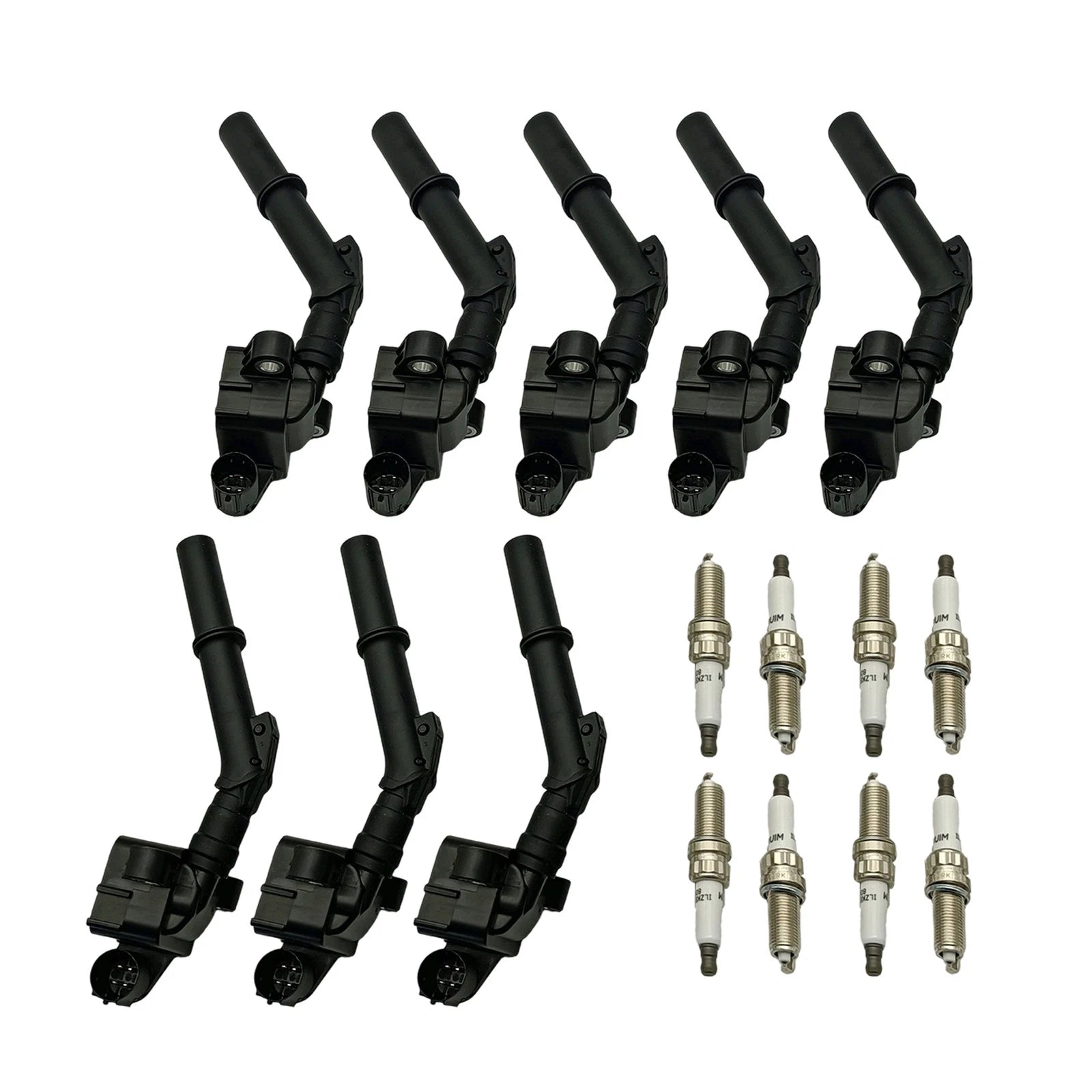 Set of 8 Ignition Coils & Iridium Spark Plugs for Mercedes-Benz GLS550 GLS63 AMG