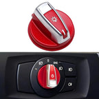 Red Headlight Turn Knob Switch Cap for BMW 3 Series E90 E92 (2007–2013)