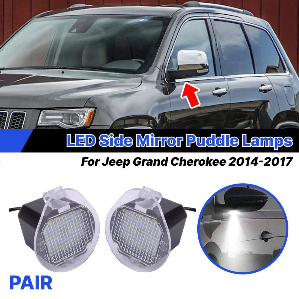 White LED Side Mirror Light for Jeep Grand Cherokee (2014–2017)