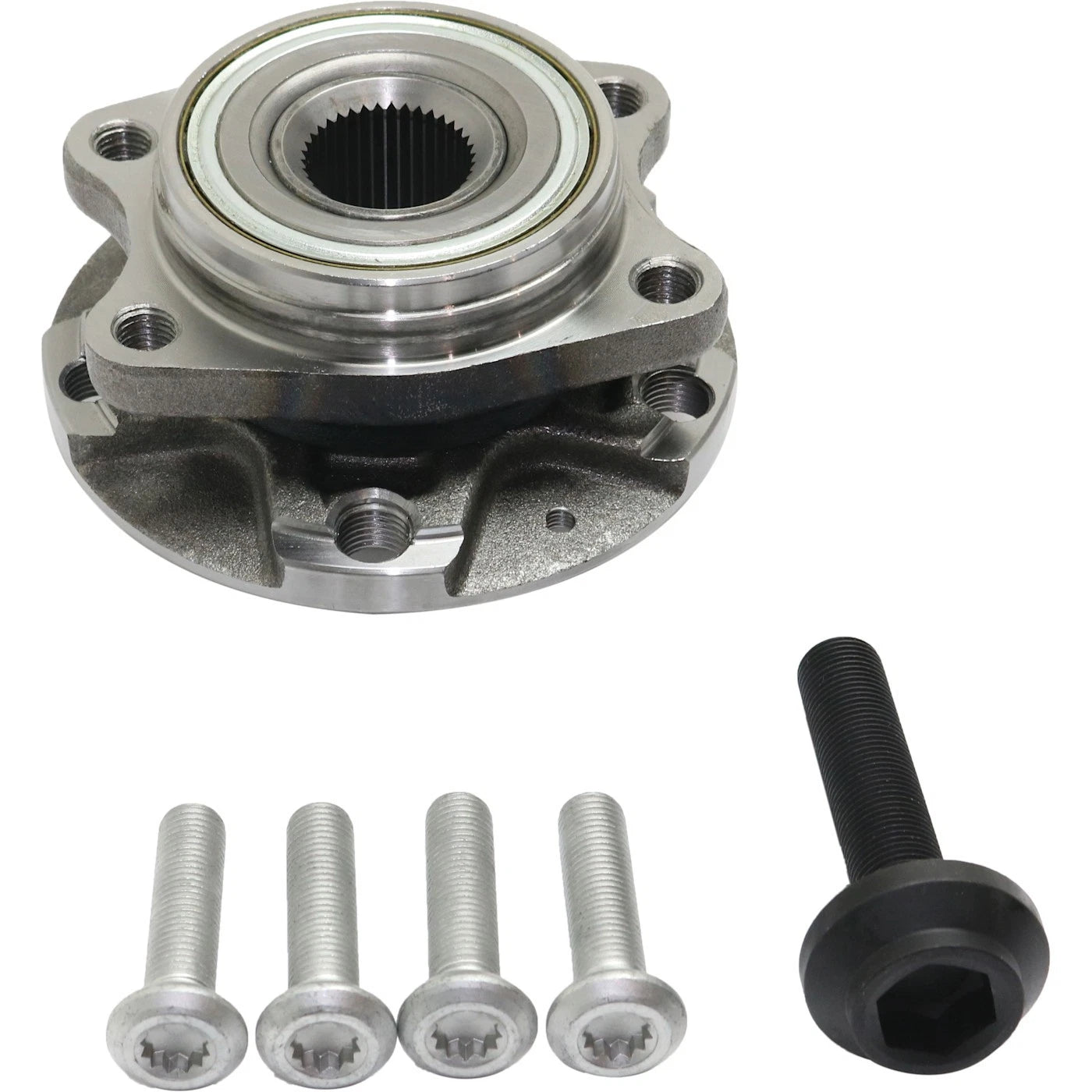 Set of 2 Wheel Hubs for Audi A4 Quattro (2002–2008) Front Left & Right