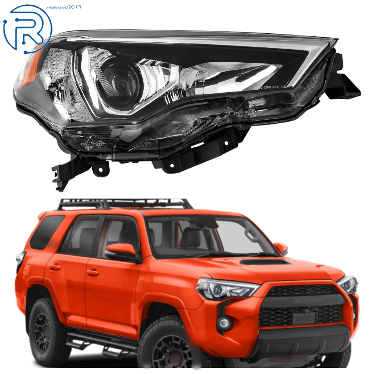 Right Side Headlight for Toyota 4Runner (2021–2023) LED