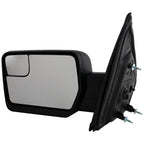 Driver Side Mirror for Ford F-150 (2009–2014) Manual Folding Textured Black