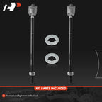 2X Front Inner Tie Rod End for Ford Contour Mercury Mystique (1995–2000)